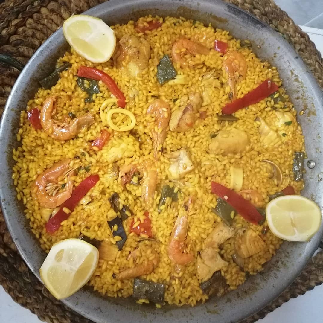 Paella de marisco